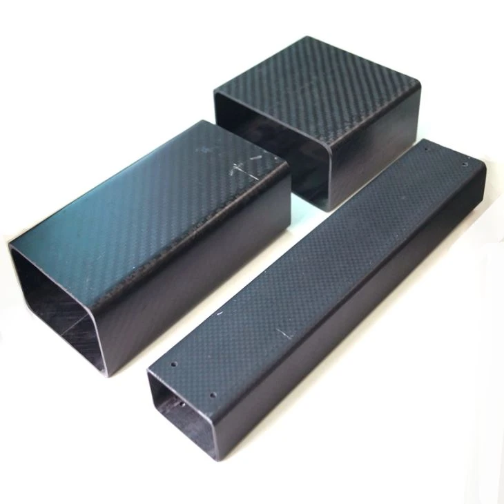Custom Made 3k Carbon Fiber Rectangular Tube