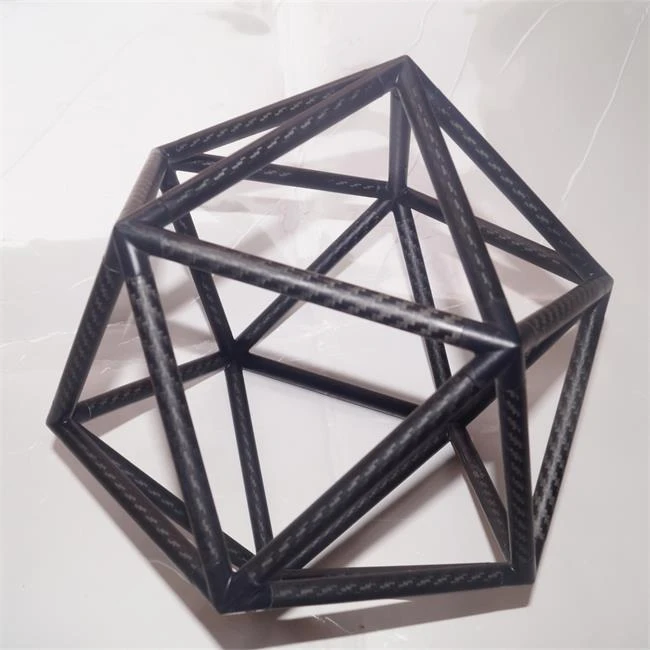 Carbon Fiber Polygonal Ornaments